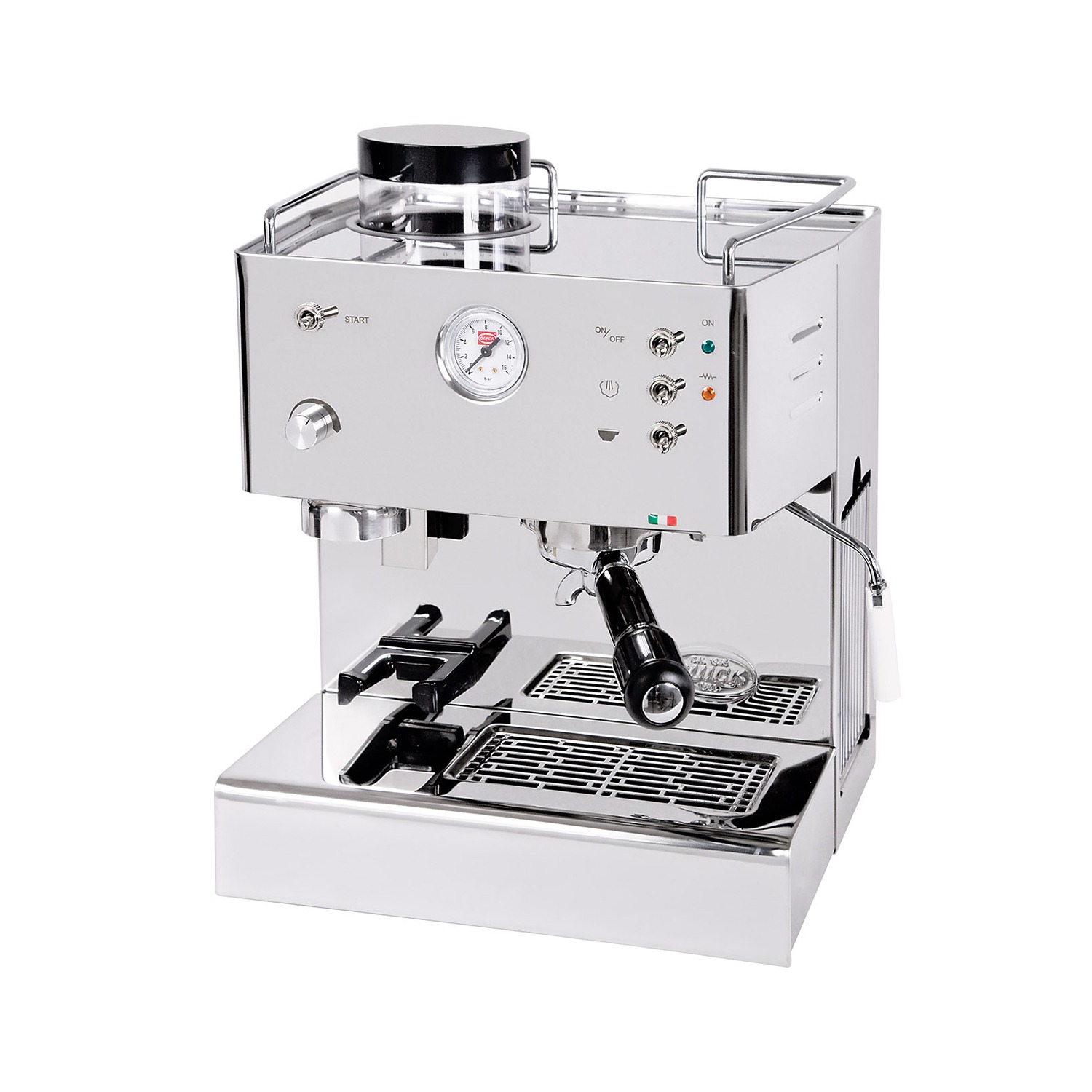 Quick Mill 3035 met geïntegreerde koffiemolen