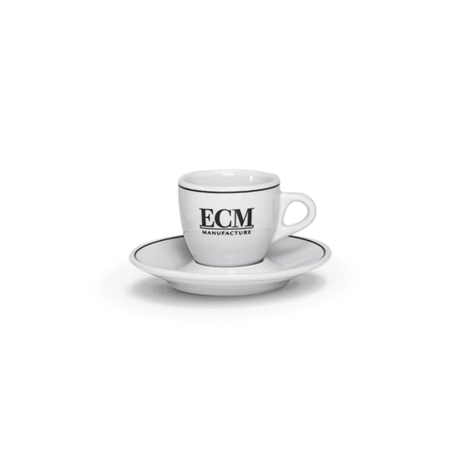 ECM Espressokop & schotel (set van 6)